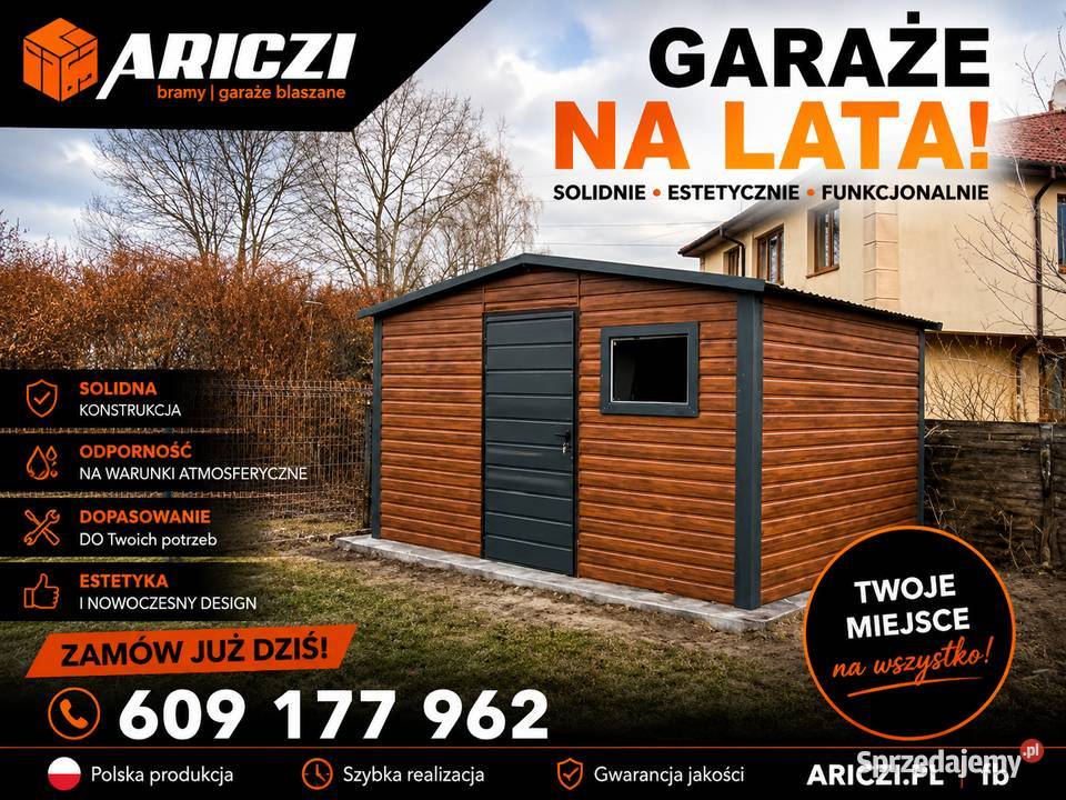 4x3 garaż magazynek schowek działka rod blaszak mazowieckie Radom sprzedam