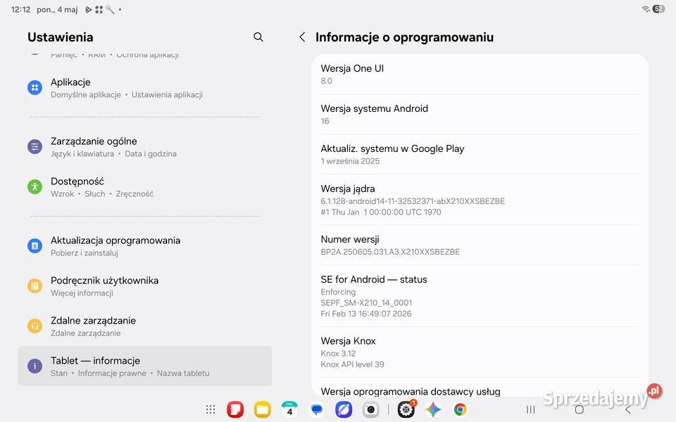 Tablet Samsung Galaxy Tab A9 Plus 8GB RAM 128GB