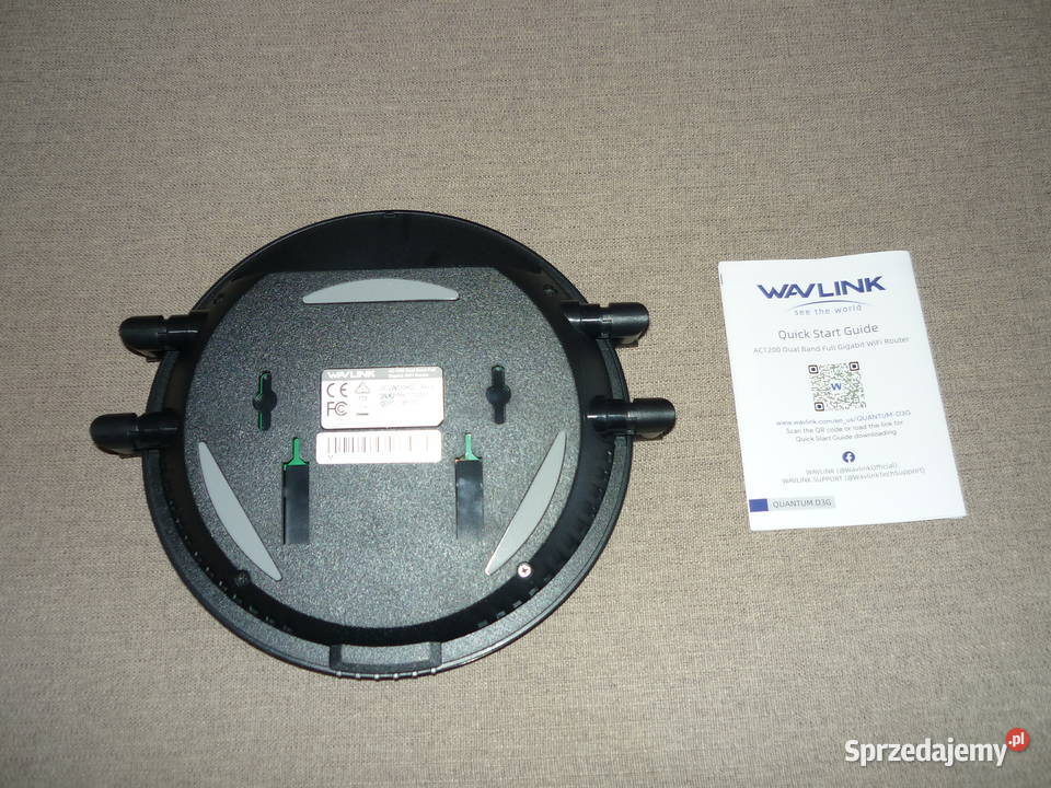 Router WiFi dwupasmowy gigabitowy Wavlink AC