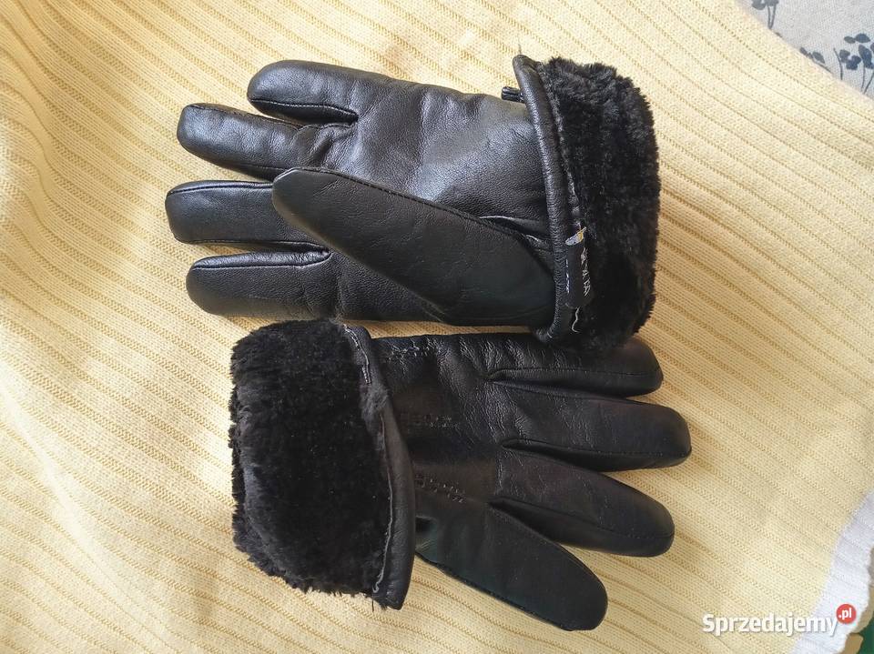 Rękawiczkin męskie skurzane na futerku Warszawa