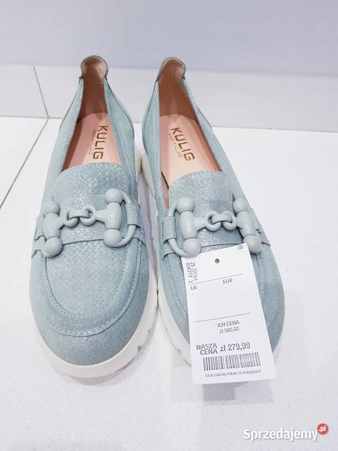 NOWE damskie mokasyny ze skóry naturalnej KULIG Dąbrowa Górnicza