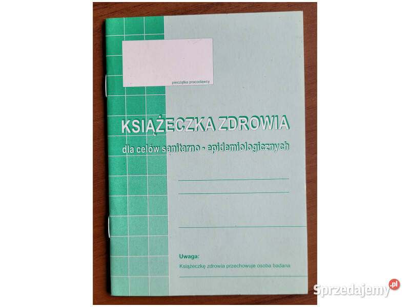 Książeczka sanepidowska Ruda Śląska