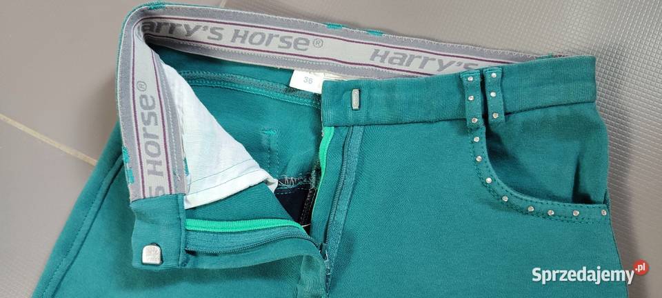 Bryczesy z diamencikami pełny lej rozmiar 3436 Jasień