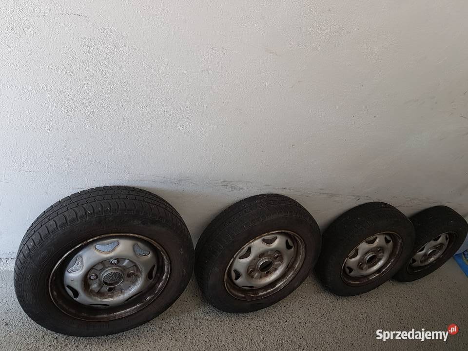 Komplet 4 kół R13 155x70mm 75T ze suzuki swift Rok produkcji 2002