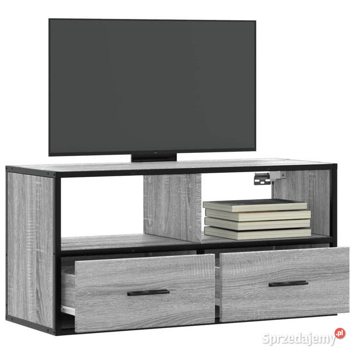 Szafka pod telewizor szary dąb sonoma 80x31x395 Warszawa sprzedam