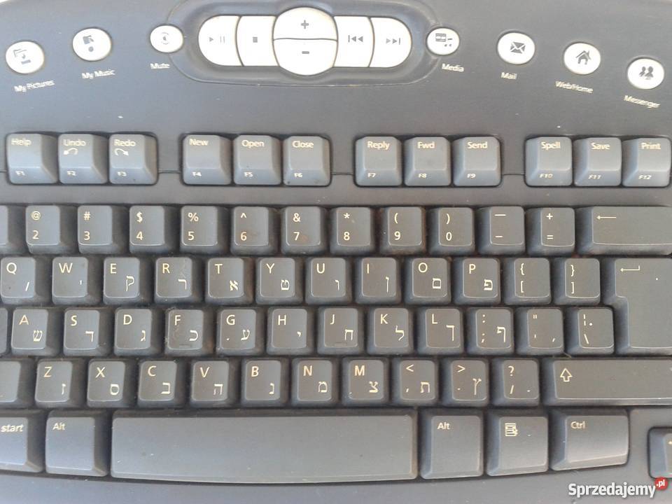 MICROSOFT KLAWIATURA ANGIELSKO HEBRAJSKA lubelskie Skierbieszów