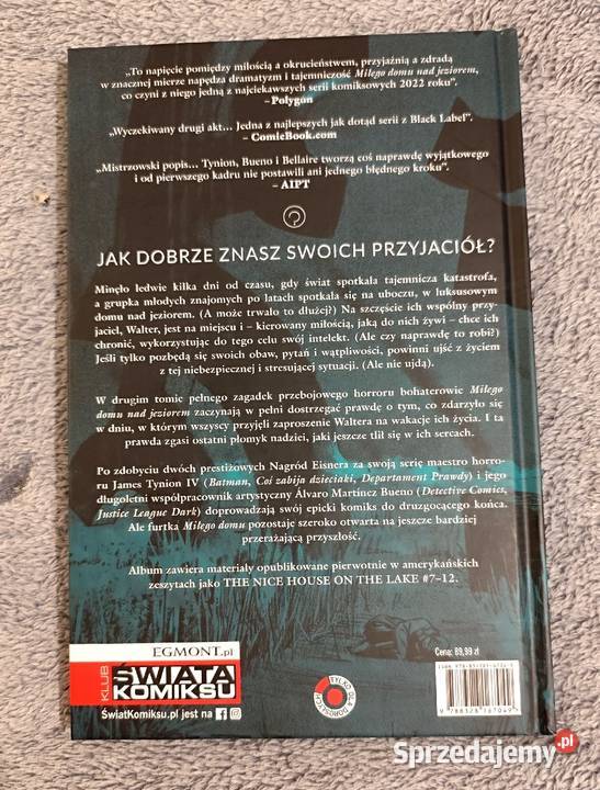 Miły Dom Jeziorem Tom 1 i 2 Tynion IV Bueno twarda Rybnik