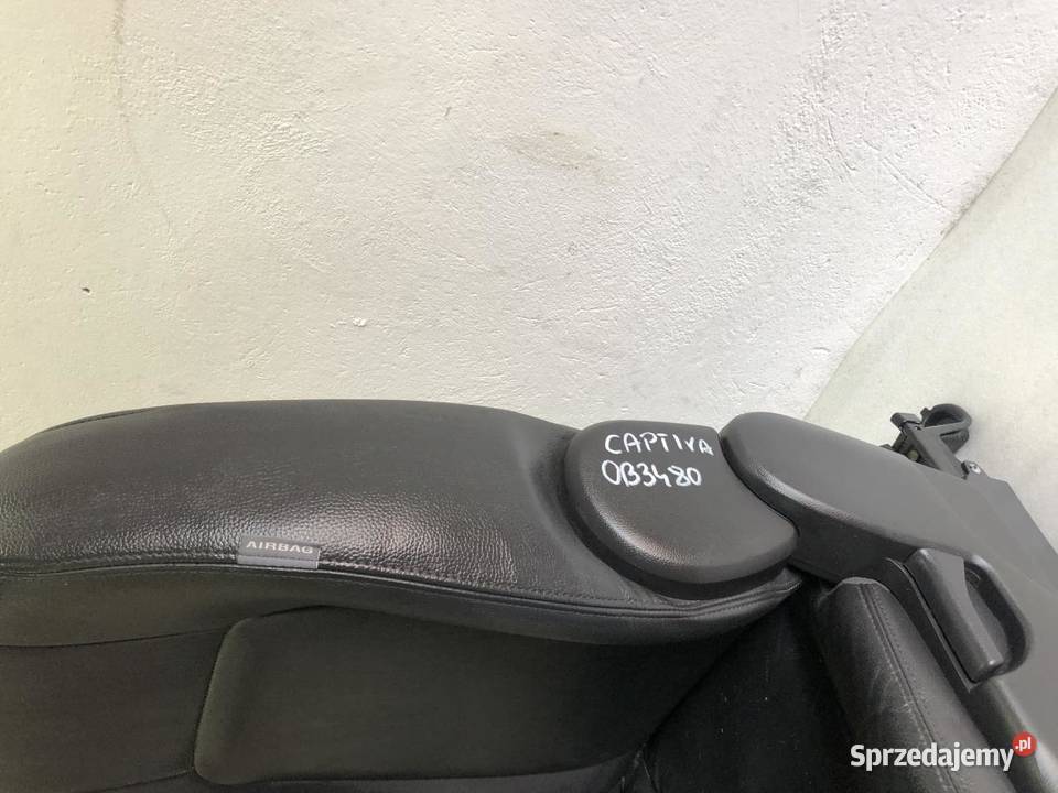 FOTEL LEWY PRZÓD SKÓRA CHEVROLET CAPTIVA I ANG wielkopolskie sprzedam