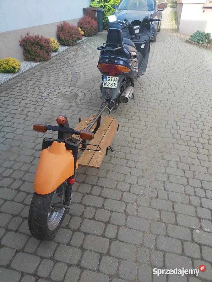 Suzuki Burgman 400 przyczepka śląskie Tarnowskie Góry