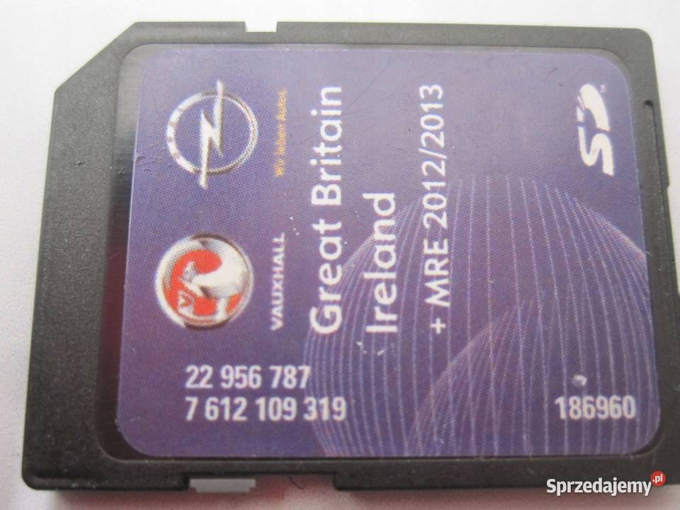 INSIGNIA A karta SD nawigacyjna 22956787 osobowe Nawigacje fabryczne Kielce