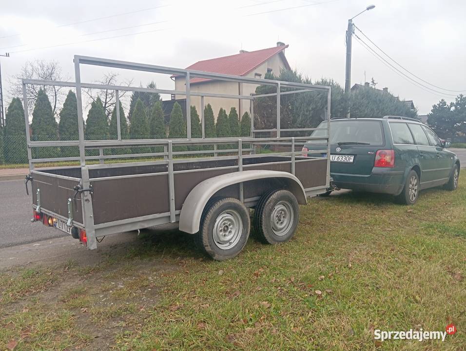 Przyczepka samochodowa lekka DMC750 Burtowe i plandeki Lubin