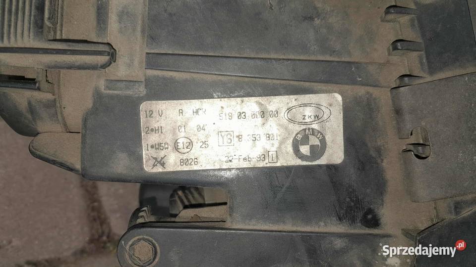 Lampy BMW e36 Korzenna