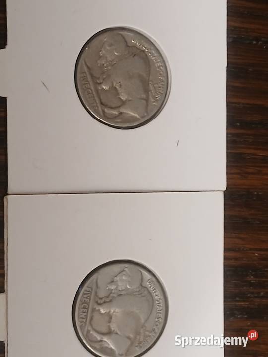 monety USA 5 cent ow Buffalo Antyki, Sztuka, Kolekcje sprzedam