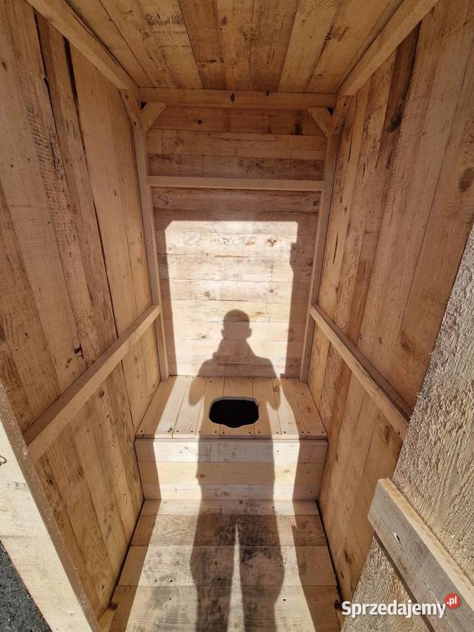 Wychodek drewniany WC na budowe toilet Pozostałe Oświęcim