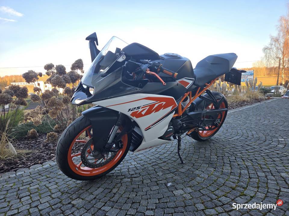 KTM RC 125 2017 1253 15 39316 ABS ZAREJESTROWANY 39316km sprzedam