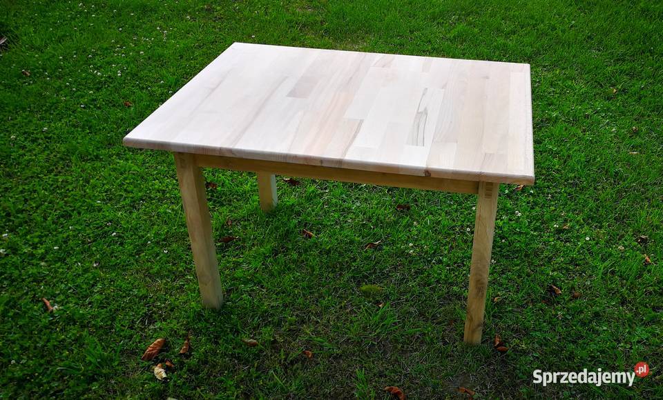 Ława drewniana stolik kawowy mały stół stolik 60cm Radków sprzedam