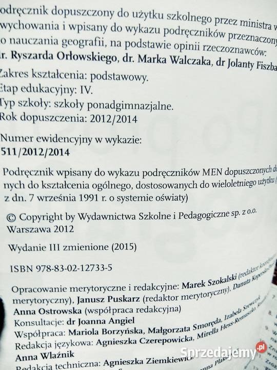 prostu geografia nowy podręcznik mazowieckie Warszawa