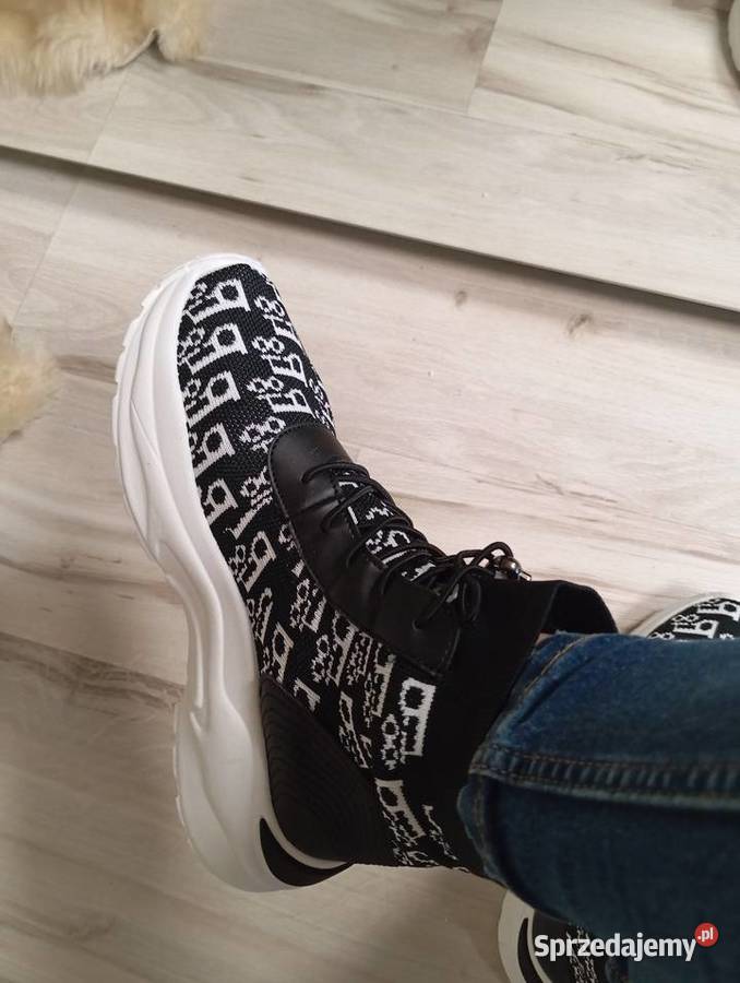 Buty sneakersy damskie skarpetkowe 3641 Łódź sprzedam