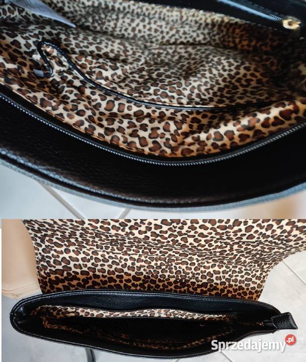 torba plecak shopper duża skórkowa złote ozdoby Kielce