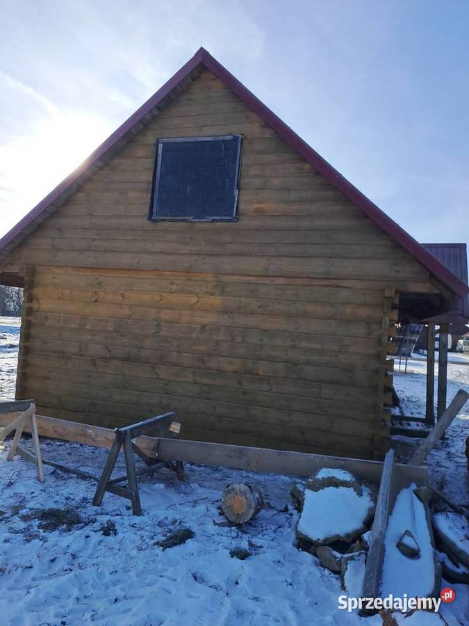 Domek drewniany sosnowy