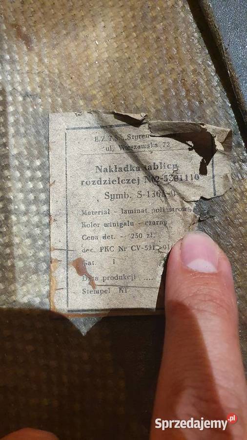 Nowa deska rozdzielcza Warszawa 223 Siewierz
