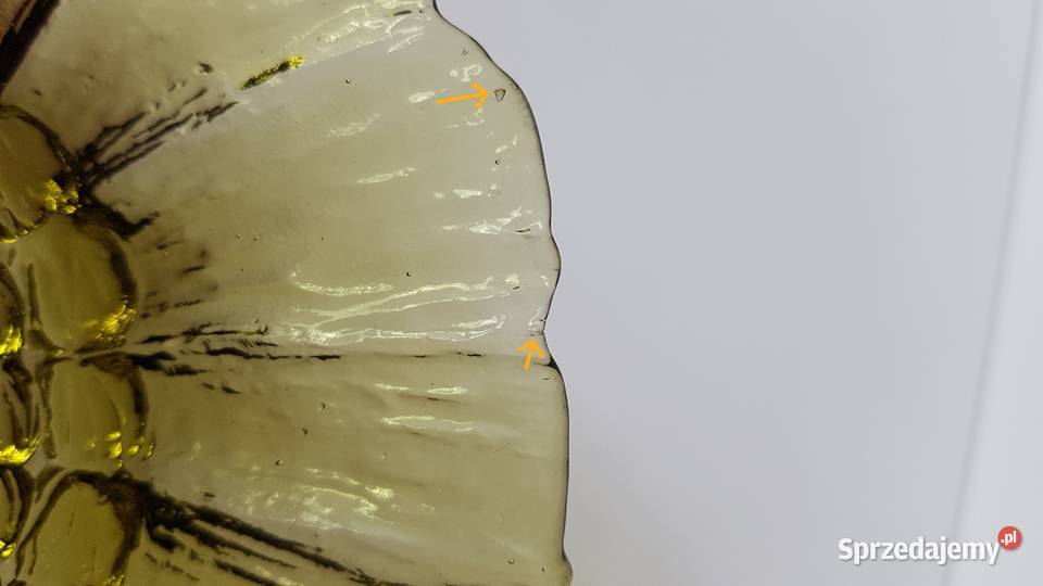 Talerzyk Cora Ząbkowice kolorowe szkło PRL Dąbrowa Górnicza sprzedam