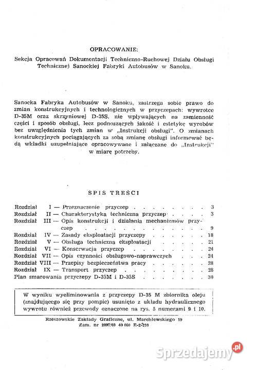 Autosan d 35 m d 35 s instrukcja obsługi Stalowa Wola sprzedam