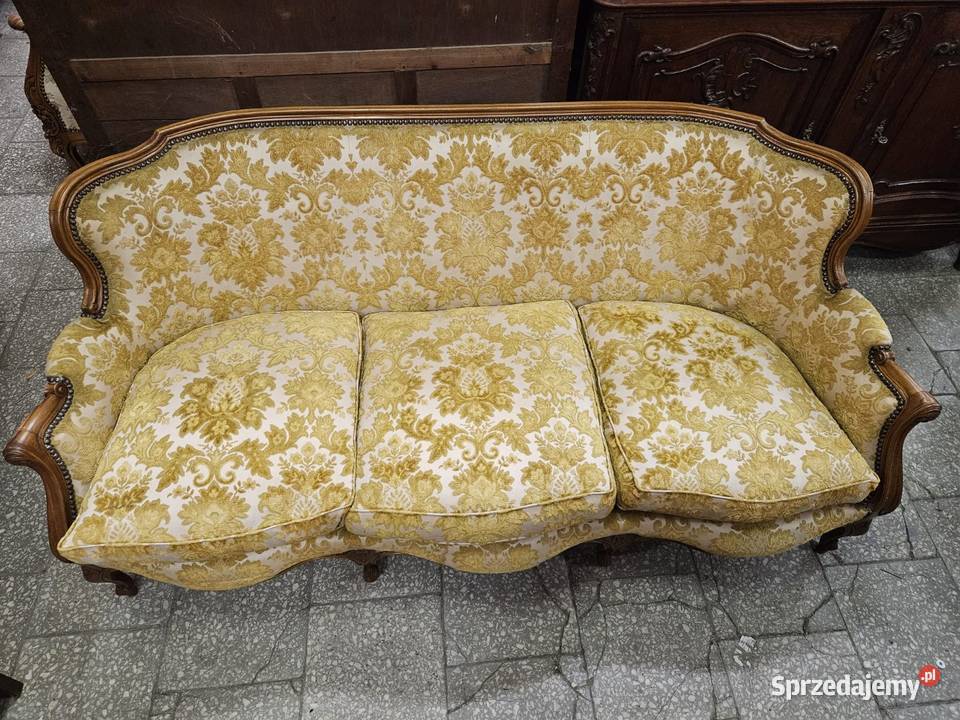 Ludwikowski komplet wypoczynkowy sofa dwa fotele Nowy Sącz