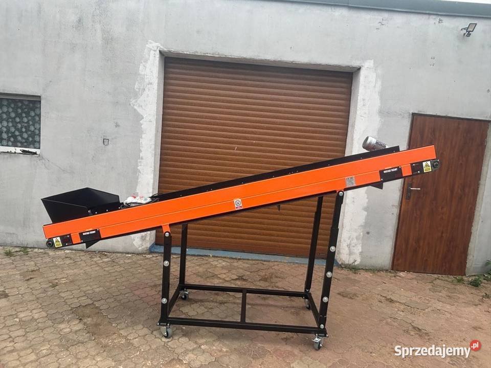 Przenośnik taśmowy długość 3 metry robocza 40 Rogóźno