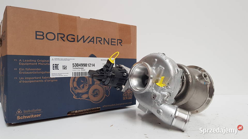 Turbosprężarka BorgWarner KKK 53049700320 mazowieckie Siedlce sprzedam