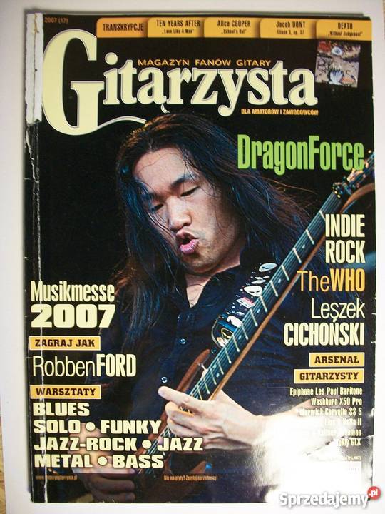 GITARZYSTA 2007 05 MAJ DRAGON FORCE Rok wydania 2007