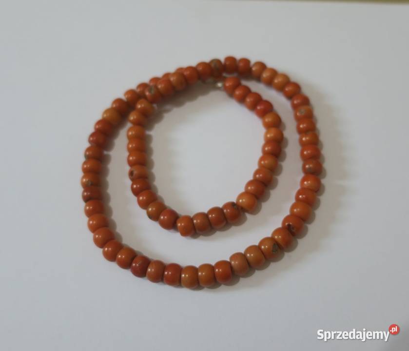 Czerwone korale naszyjnik Biżuteria