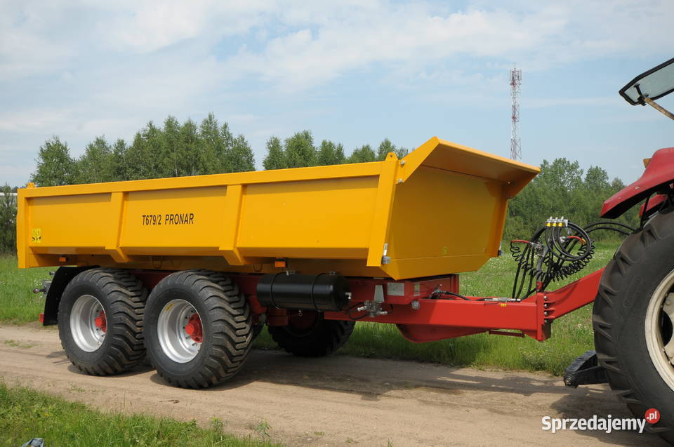 Przyczepa budowlana tandem Pronar przyczepy Nowe kujawsko-pomorskie Rogóźno