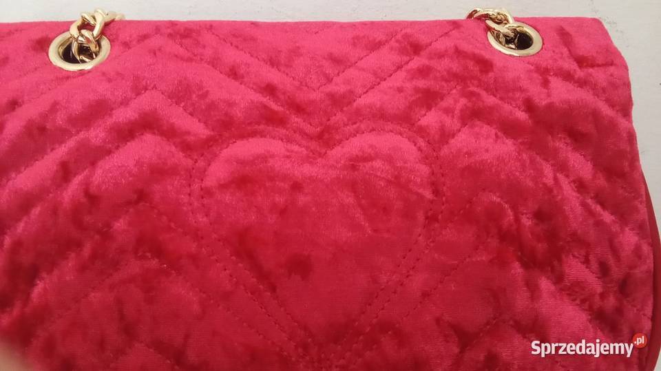Gucci marmont Velvet handbag red torebka Stalowa Wola sprzedam