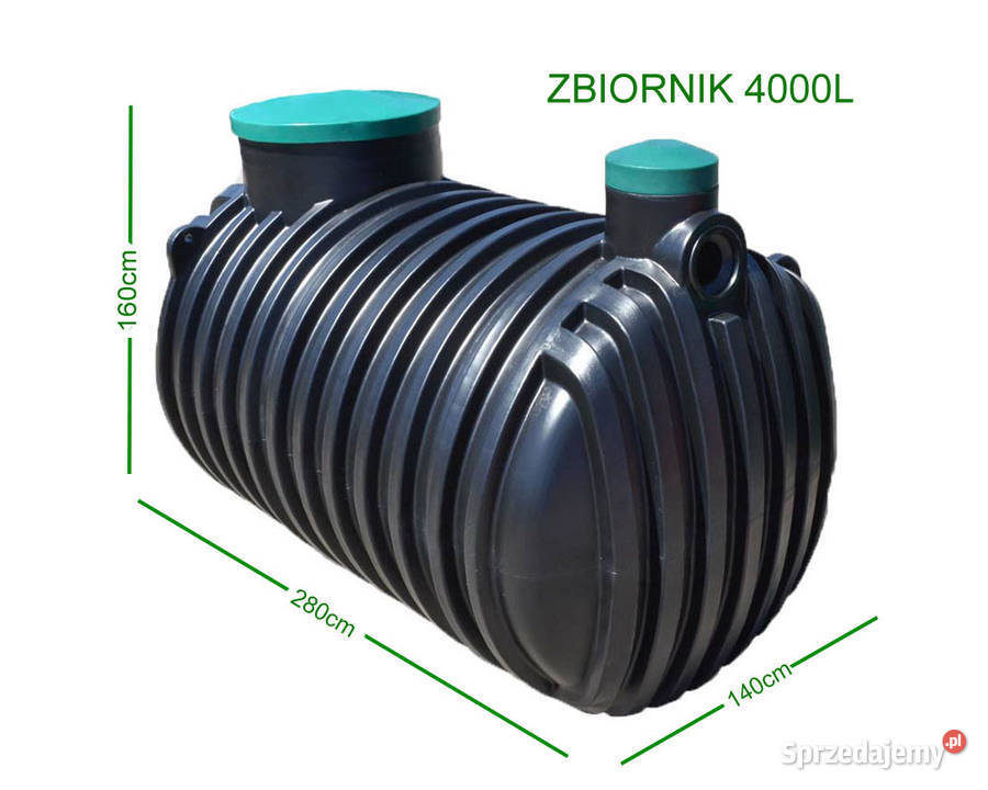 ZBIORNIK NA DESZCZÓWKĘ 4000L Z POMPĄ AUTO MOJA Nawadnianie Leszno