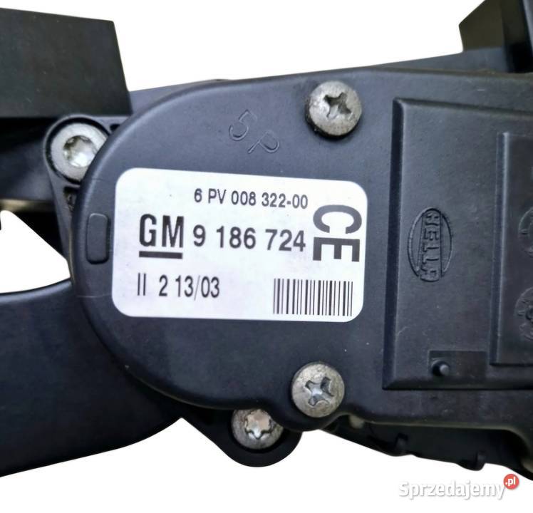 PEDAŁ POTENCJOMETR GAZU OPEL VECTRA C OPEL Pedały sprzedam
