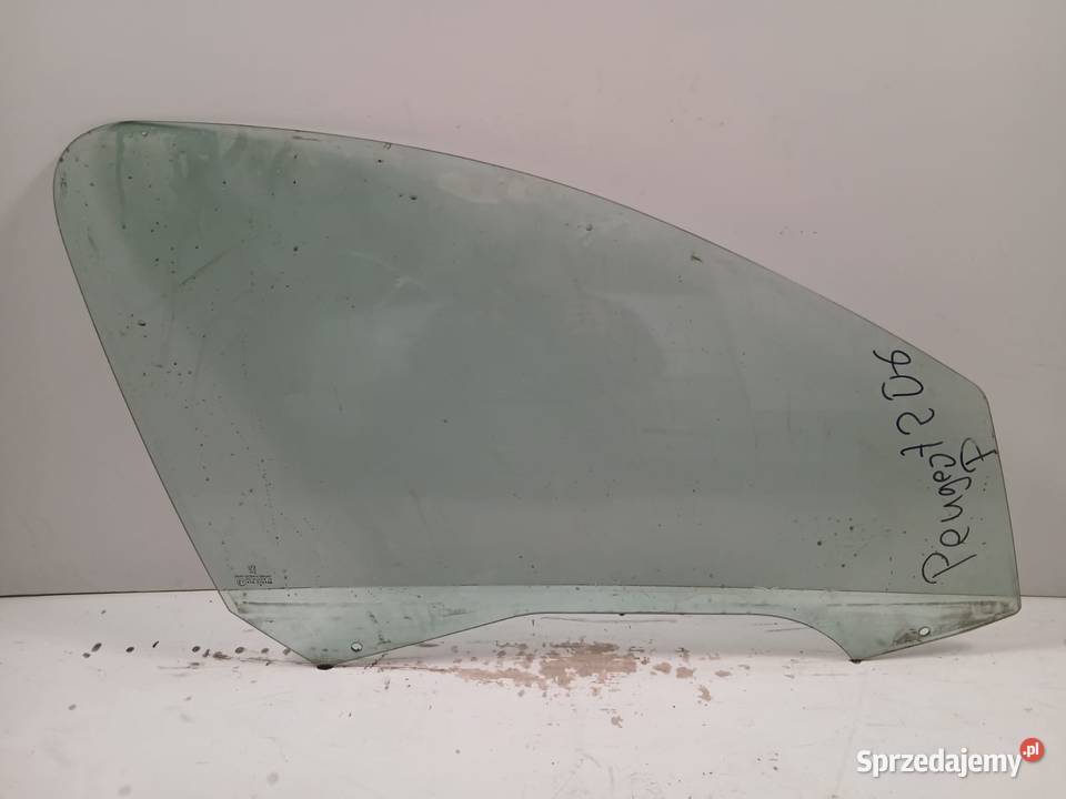 Szyba Drzwi Prawa Przednia Peugeot 206 98 Boczne (drzwi) Bralin
