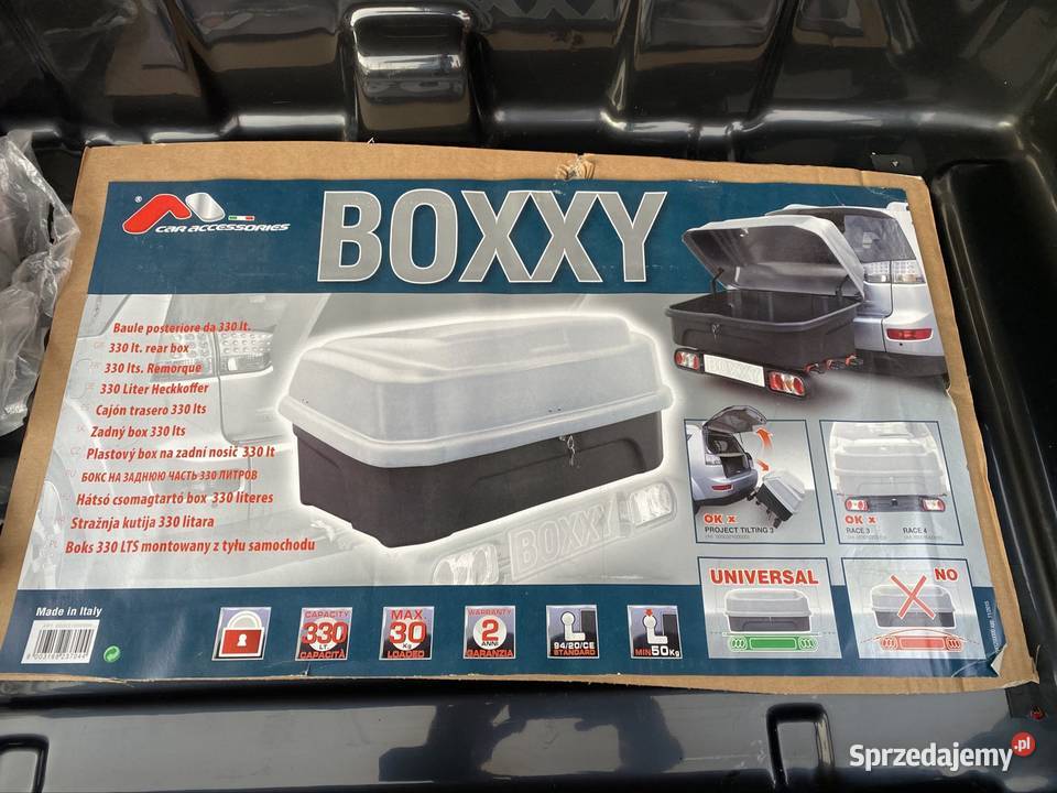 Bagażnik na trzy Rowery Menabo z boxem 330 l Rzeszów