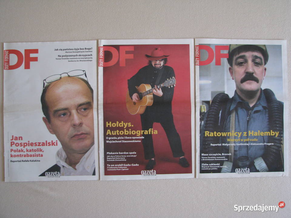 DF Duży Format tygodnik Gazety Wyborczej z roku miękka Brzegi