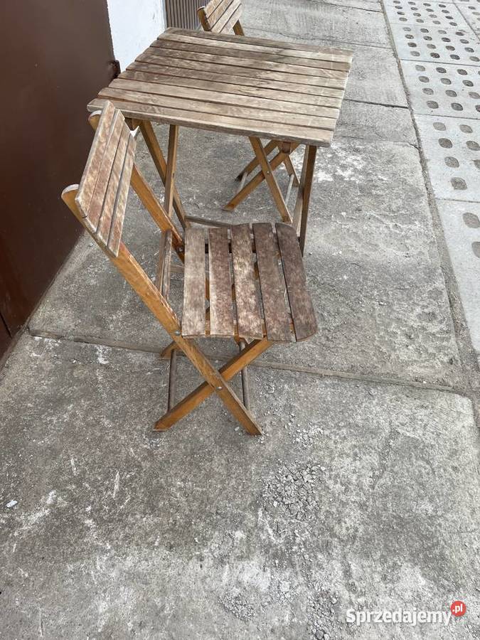 drewniane meble ogrodowe pomorskie Pruszcz Gdański