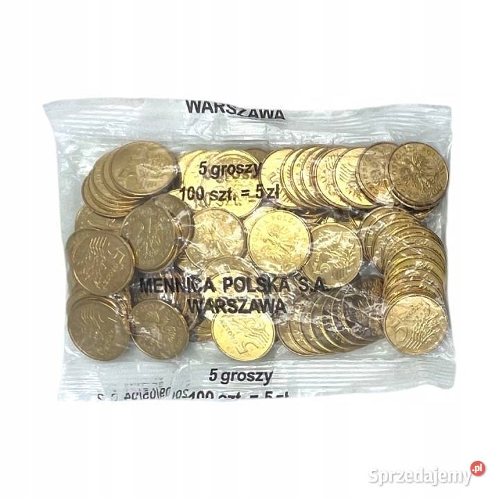 5 groszy gr 2008 MW Kolekcjonerski woreczek Warszawa
