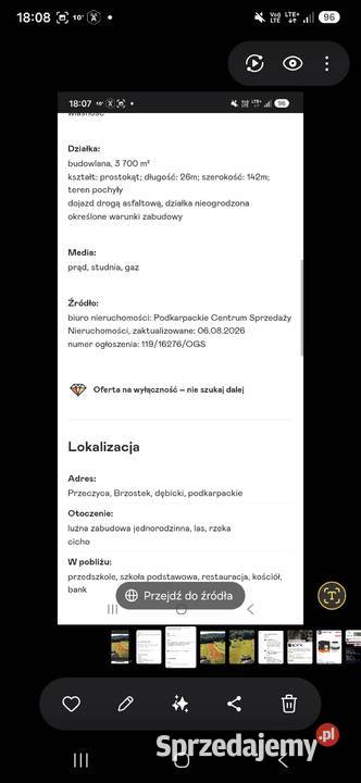 Działka budowlana podkarpackie Jasło sprzedam