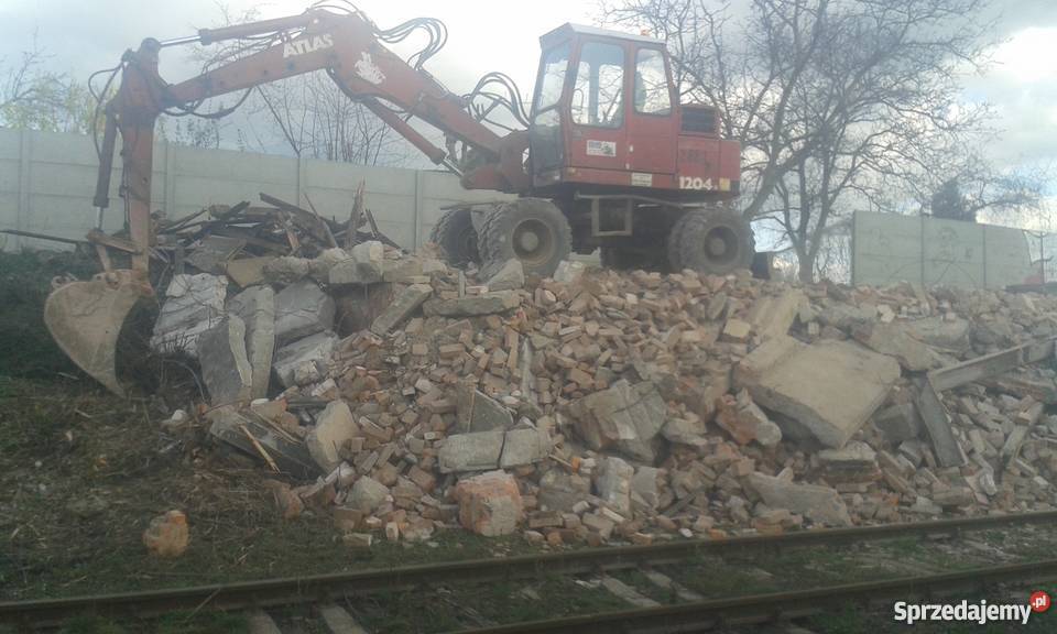 wywóz gruzuusługi koparką krotoszyn roboty