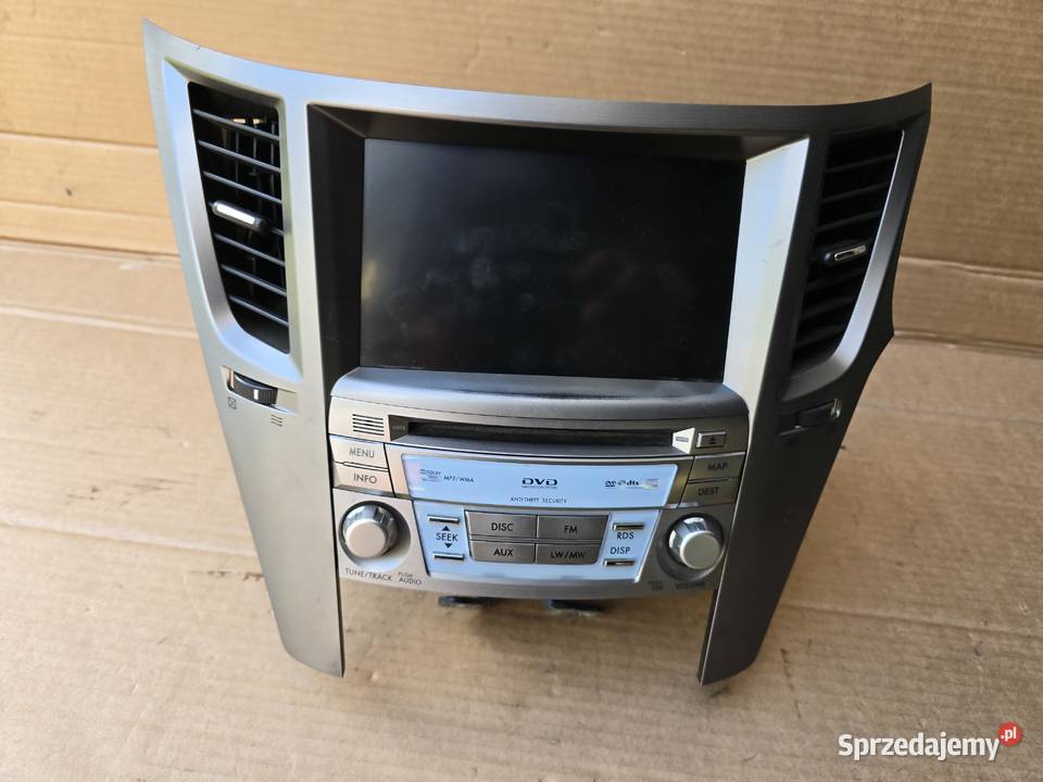 Subaru Outback IV BR radio ekran nawigacja