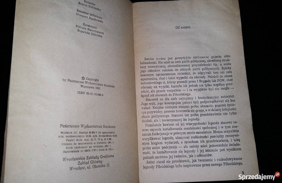 U źródeł obozu belwederskiego Andrzej Garlicki Łódź