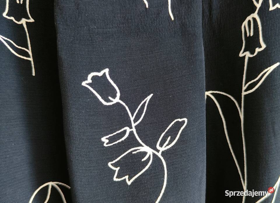 Spódnica midi długa 44 XXL plus size granatowa zachodniopomorskie Szczecin