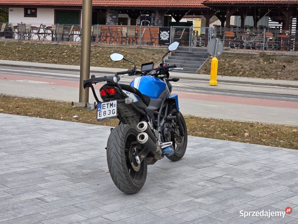 Suzuki SV650 2018 30 000 zadbany doposażony naked łódzkie Tomaszów Mazowiecki