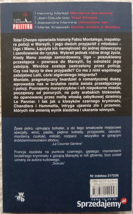 Total Cheops JeanClaude Izzo