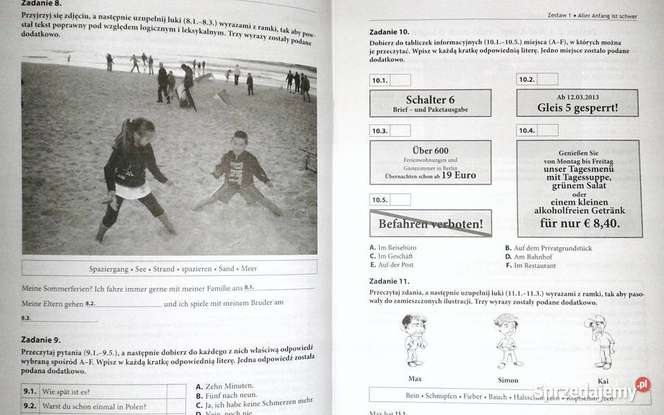 Egzamin gimnazjalny Język niemiecki Trening miękka Pozostałe sprzedam