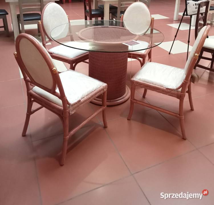 Zestaw 2 KRZESEŁ z 4 włoskie Varaschin lubelskie